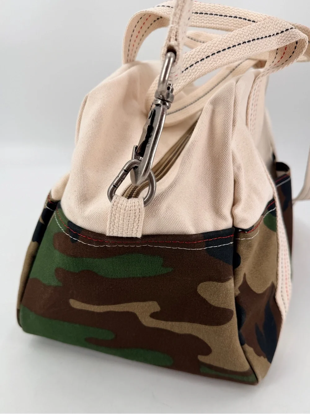 L.L. LL BEAN Camo Weekender Canvas Travel Bag Boat Tote